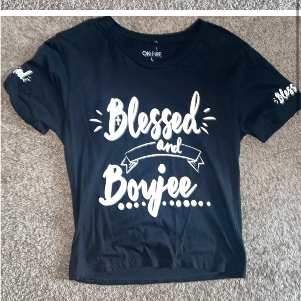 Black graphic tee - Picture 3 of 5